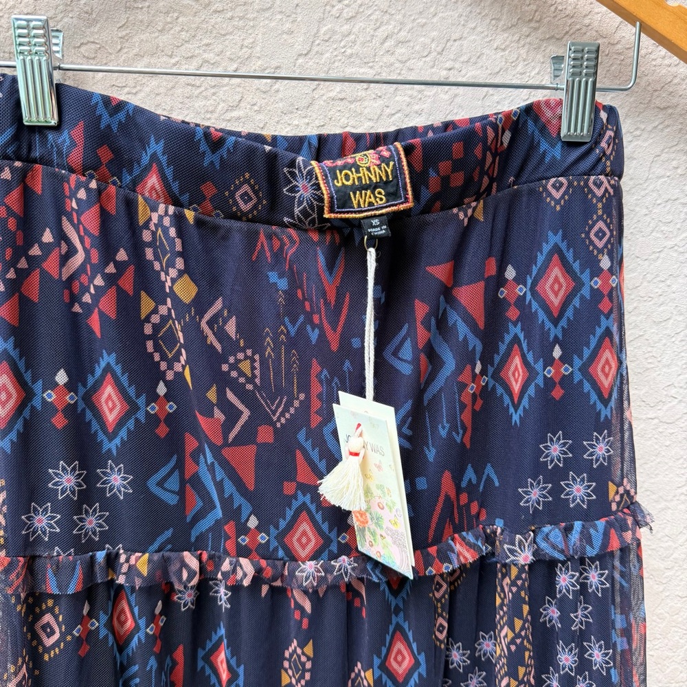 Johnny Was Arcellis Tiered Skirt - Picture 7 of 7